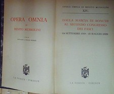 Mussolini OPERA OMNIA XIV LA