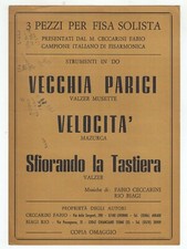 Spartiti VECCHIA PARIGI 3 brani per fisa solista di FABIO CECCARINI Fisarmonica