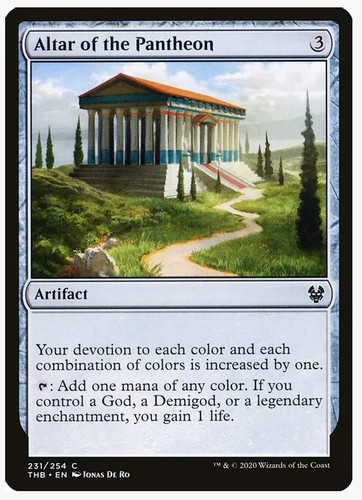 Altare del pantheon theros - altare,