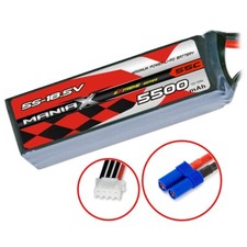 ManiaX Lipo 5S 18.5V 5500mAh 55C EC5