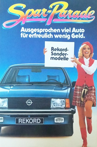 Opel rekord modelli speciali - opel,