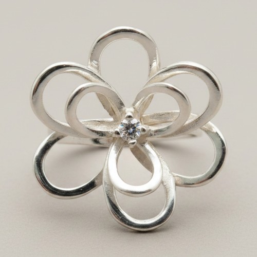 Anello vero argento sterling