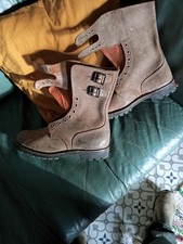 Stivali taglia 7 esercito francese vintage militare 1960 ranger legione straniera pelle