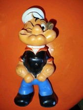 Pupazzo Gomma Popeye Braccio Di Ferro italocremona No Disney LEDRA LEDRAPLASTIC