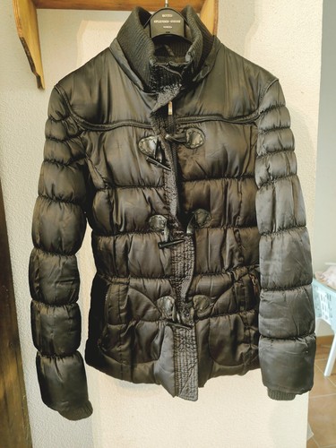 Giacca nera imbottita donna - giacca,