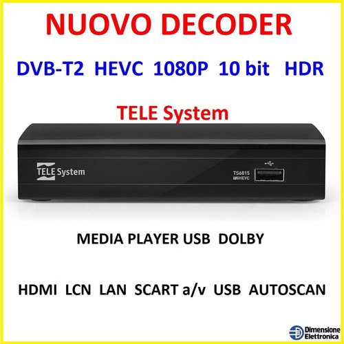 Decoder telesystem ricevitore - decoder,