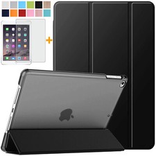 Custodia protettiva Lonfeid + vetro temperato 9H per iPad 9.7 2018 2017/ Air 2 (2014) / Air -3