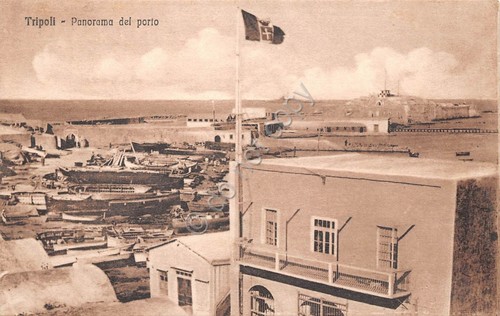 Cartolina tripoli panorama - cartolina, del