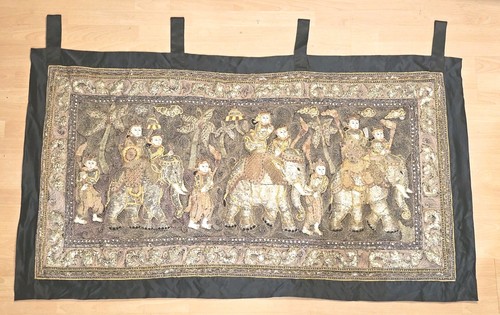 Vintage kalaga birmano myanmar - kalaga,