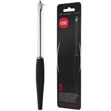 Osti Tagliaformaggio Plastica Nero + 3x Fili di Ricambio Extra Acciaio Inox
