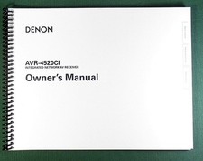 Denon AVR-4520CI Instruction