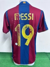 MAGLIA BARCELONA MESSI AUTOGRAFATA NO MATCH WORN SHIRT JERSEY CAMISETA COA