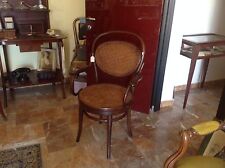 Rara poltroncina girevole - Thonet 1880 - legno curvato a vapore - sedia Vienna