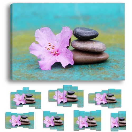 Quadro stampa orchidea zen - quadro,