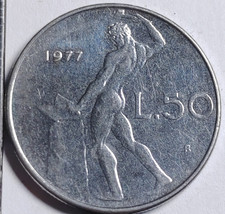 50 lire 1977 Italie Italy -
