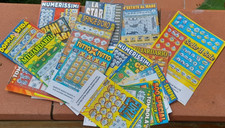 biglietti gratta e vinci misti usati