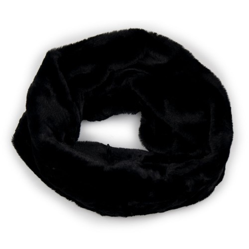 Scaldacollo pelliccia nero - scaldacollo, di