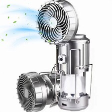 Lanterna da Campeggio LED Portatile Solare con Ventilatore USB Ricaricabile Torcia Lampada