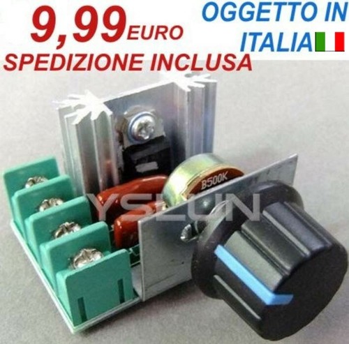 Potenziometro 2000 watt 220v - potenziometro, w