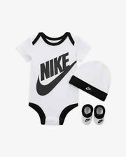 NIKE  SET NEONATO 3 PEZZI BODY