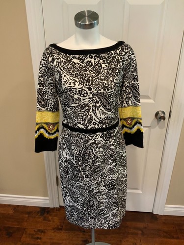 Abito etro paisley bianco - etro,