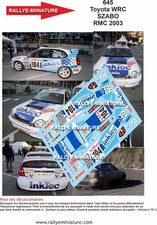DECALS 1/43 REF 0645 Toyota