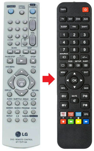 Telecomando adatto per - , lg