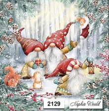 (2129) DUE tovaglioli di carta