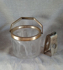 Cestello Porta Ghiaccio vintage in vetro