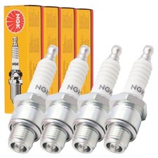 KIT 4 CANDELE B6HS PASSO CORTO