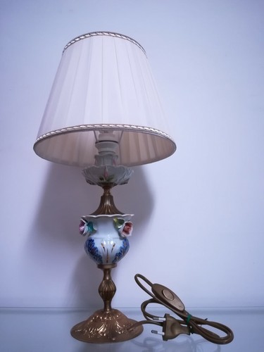 Lampada stile capodimonte - lampada,