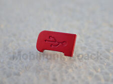 Originale Nokia 5130 Xpress Music USB Dust Cap | Cover | Cover Rosso Rosso NUOVO