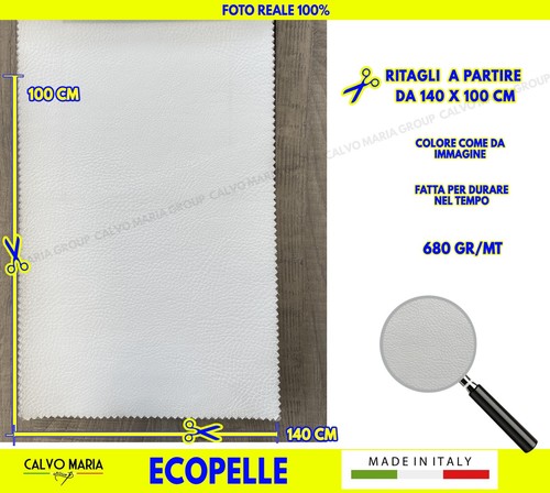Similpelle bianco ecopelle - similpelle,
