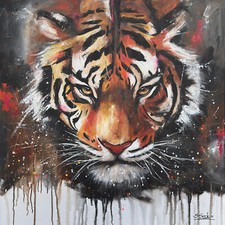 Quadro astratto ARTIST ORIGINALE 100 cm x 100 cm moderno XXL quadri - ARTE ESCLUSIVA