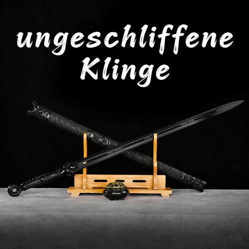 Katana samurai non levigata - katana,