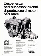Motori marini AIFO-FIAT. Advertising 1974