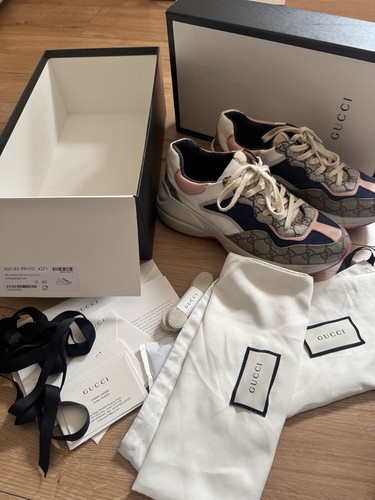 Gucci rhyton beige bianco - gg,