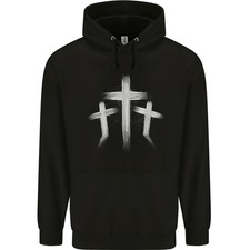 Felpa uomo grunge con tre - uomo,