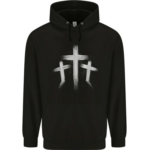 Felpa uomo grunge con tre - da,