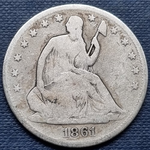 Mezzo dollaro liberty 1861