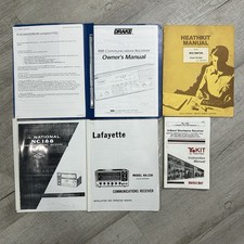 Lotto manuali radio d'epoca