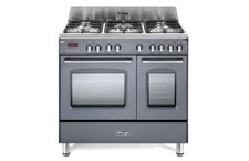 DE LONGHI MEM 965T GX ED CUCINA 5 FUOCHI 90X60 FORNO ELETTRICO ARDESIA