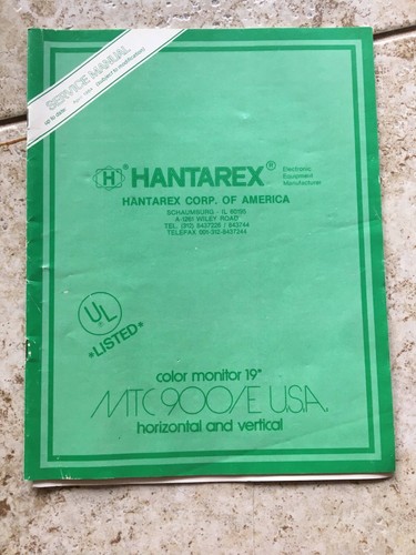 Hantarex mtc900 monitor a - hantarex,