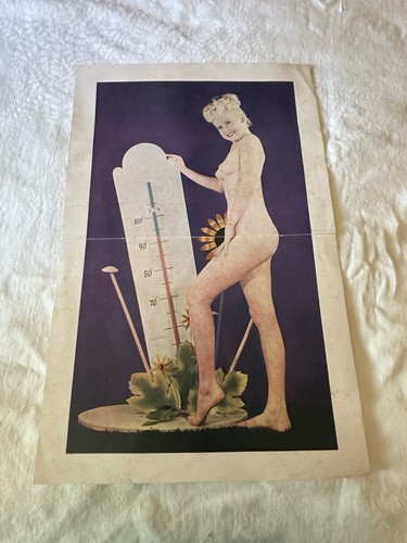 Calendario nudo vintage anni