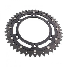 Kettenrad Alu schwarz