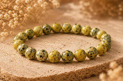 Bracciale perline diaspro - bracciale,
