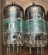 COPPIA Sylvania Jan PhilipsECG 6U8A ECF82 per McIntosh Scott 299C, VOX AC-10.