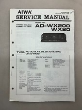 Aiwa wx200 wx20 original - wx20,