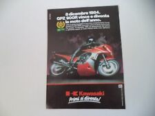advertising Pubblicità 1985 MOTO KAWASAKI GPZ 900 R