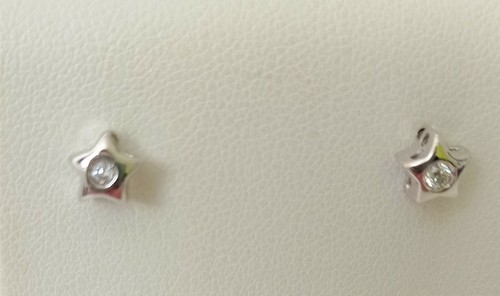 Orecchini oro bianco 18k 750 - orecchini,